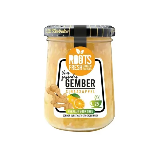 [46031] Kesbeke - Roots - Gember Sinaasappel 235 g