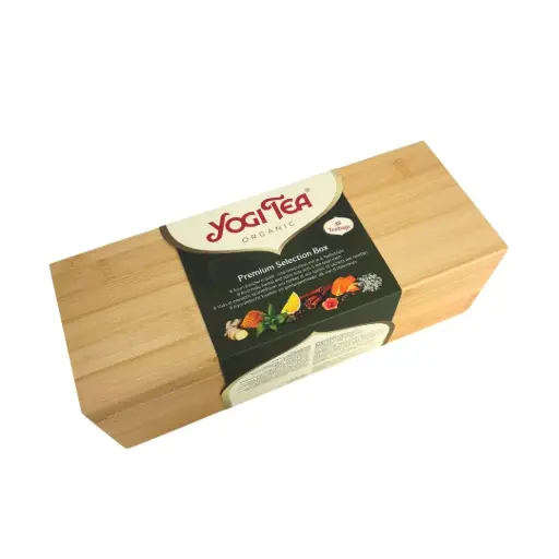 [7598] Yogi Tea - Houten cadeau doos gevuld 8x6 TB