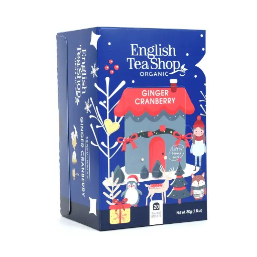 [2125] English Tea Shop - Ginger Cranberry Kerst 20ct