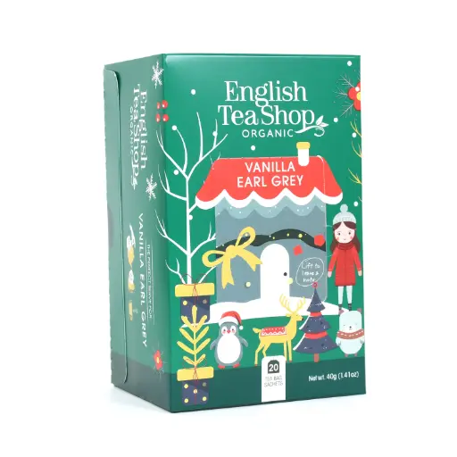 [2127] English Tea Shop - Vanilla Earl Grey Kerst 20ct