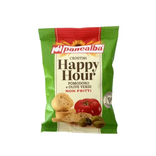 [8009] Panealba - Happy Hour - Crostini Tomaat en Olijfolie 50g