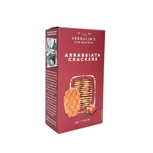 [6761] Verduijn's Fine Biscuits - Arrabbiata Wafels 75 g
