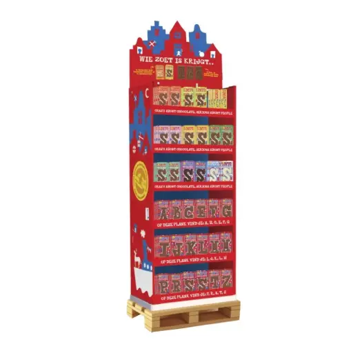 [90175] Tony's Chocolonely - Sinterklaas Combi Display 296stuks  