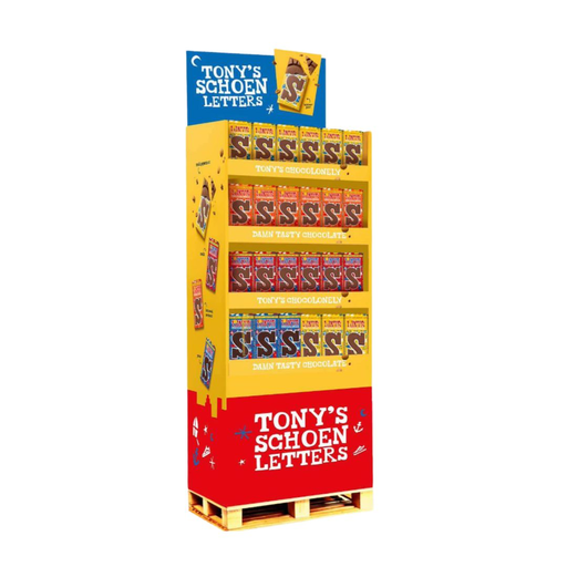 [90176] Tony's Chocolonely - Sinterklaas Display 270stuks x 180g   