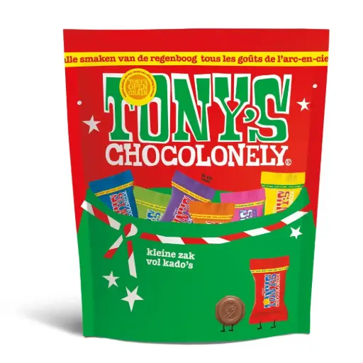 [90179] Tony's Chocolonely - Kerstpouch mix 126g