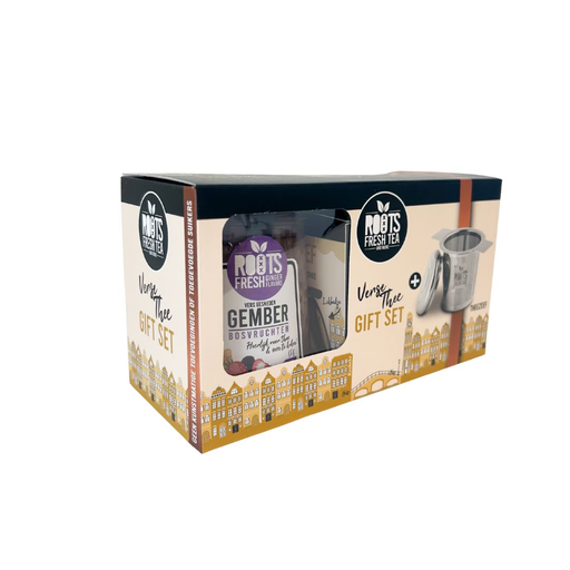 [46040] Kesbeke - Roots - Giftset Theezeef & Gemberthee 235 g