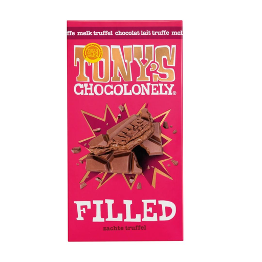 [90182] Tony's Chocolonely - Filled Melk Truffel 127 g