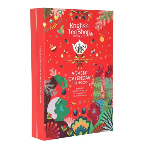 [99653] English Tea Shop - Teabook Red Advent Calendar 25 tb BIO